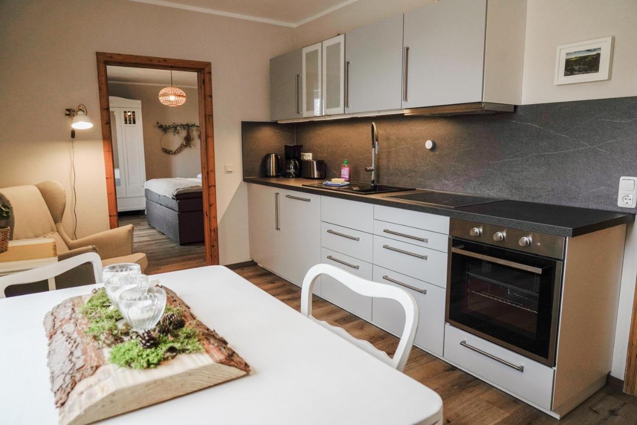 Urlaubsfreude Biedermann Haus Gluecksstein Sandstein Appartement *